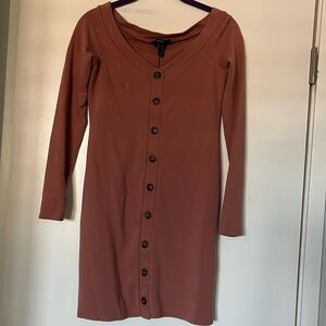 Vintage Style Mauve Mini Dress